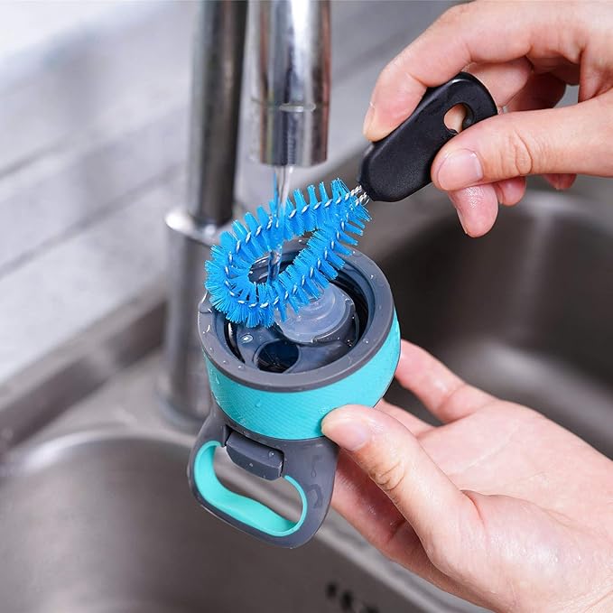 3-in-1 Stainless Steel Bottle Brush and Straw Cleaning Set, Long Handle Scrub - Image 8