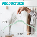 Velvet Hangers 50 Pack – Slim Non-Slip Flocked Hangers - Image 6