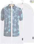 BALEINE 40'' Translucent Garment Bags, 2 Packs PEVA Dress Bag by BALEINE