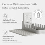Dorai Home Collapsible Dish Drying Rack and Stone Pad – Foldable Rack - Image 5