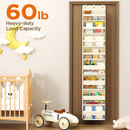 Over The Door Organizer, 8 Shelf Door Hanging Organizers - Image 5
