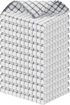 Kitinjoy Cotton 12 Pack Terry Kitchen Dish Cloths, 12 x 12 Inches Super Soft by Kitinjoy