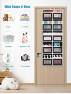 Over the Door Organizer Hanging- 10 Compartments, 80 lbs Load Behind Door - Image 6