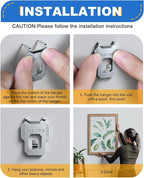 LZC 20Pcs Claw Drywall Picture Hanger: Wall Hooks - Image 4