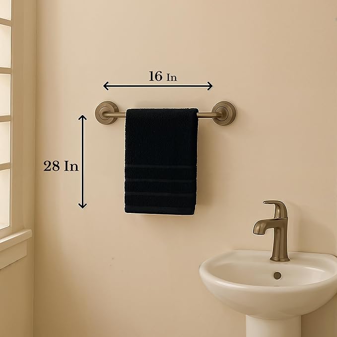 Black Hand Towels for Bathroom - Image 3