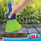 LOLA Whisk Broom, Hand Brush, Durable Bristles, Whisks Away Dirt & Debris - Image 4