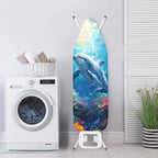 GLENLCWE Underwater Dolphin Print Ironing Board Cover, 54x15 inches - Image 3