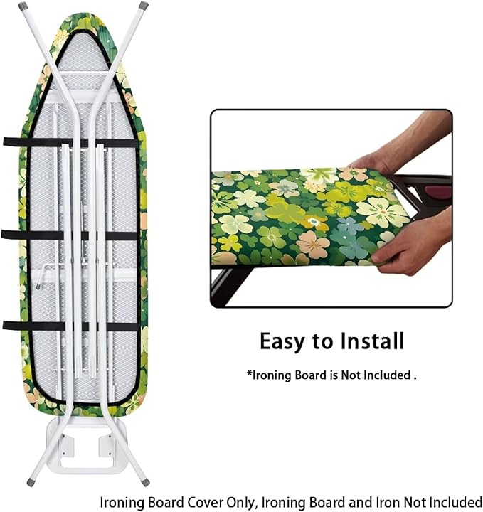 Heavy Duty Ironing Board Cover and Pad Thick Stain Resistant Padding Scorch & - Image 4