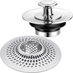 LEKEYE Shower Drain Hair Catcher | Bathtub Stopper/Strainer Stainless Steel by LEKEYE