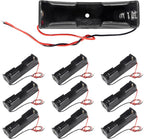 10pcs 18650 Battery Clip 1 Slots 3.7V Plastic 18650 Battery Storage Box Case by ACEIRMC
