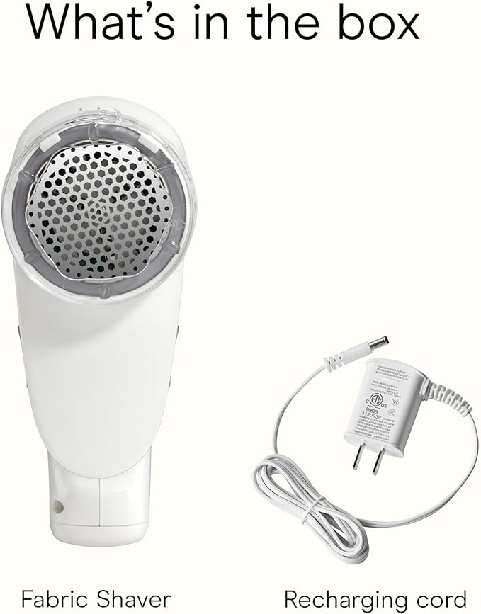 Conair Fabric Shaver and Lint Remover, Rechargeable Portable Clothes Shaver - Image 8