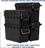 Sheffield 12790 2-Pack Ammo Storage Box, Stackable .30 Cal Field Boxes - Image 6