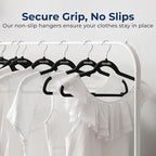 SereneLife 20 Pack Velvet Hangers – Non-Slip Clothes Hangers - Image 3