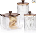 Tbestmax Qtips Holder Bathroom Container, 10oz Big Qtips Dispenser Cotton Ball by Tbestmax
