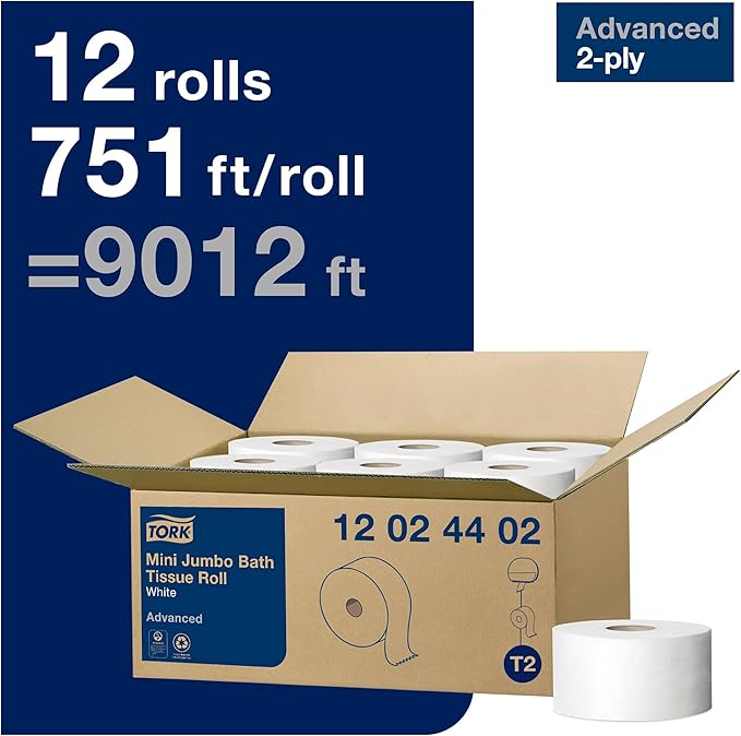 Tork Matic Soft Hand Towel Roll, Quick-Absorbing, Long-Lasting, Thick 2-Ply - Image 6