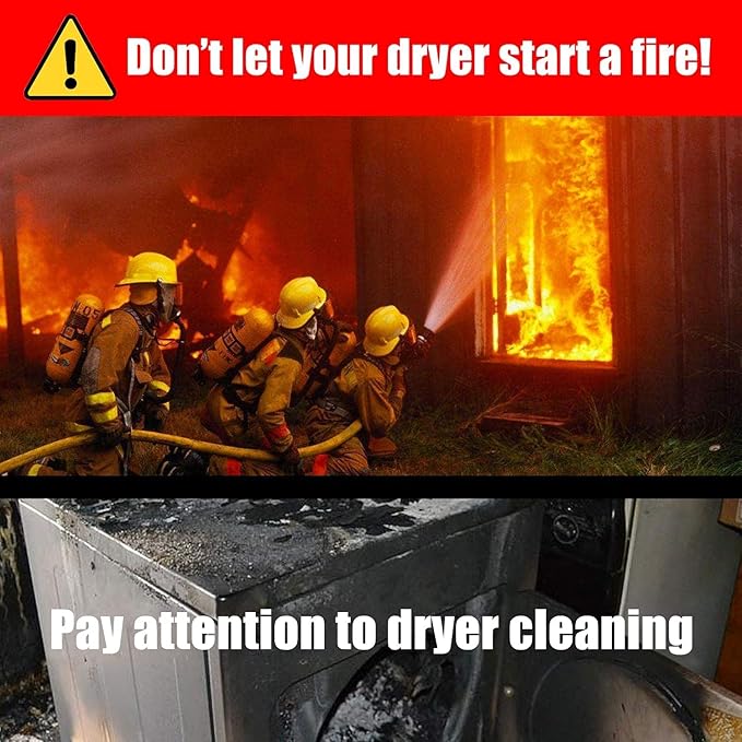2 Pieces Dryer Vent Cleaner Kit Dryer Lint Brush Vacuum Hose Attachment Brush - Image 5