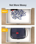 Luxtude Battery Storage Organizer, Batteries Holder Organizers - Image 5