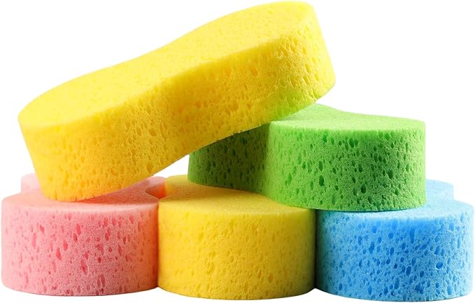 Temede 5-Pack Car Wash Sponges, 9.1" x 4.3" x 2.4" Large Sponges, Extra Thick - Image 8