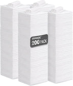 Shop Towel Rag, 200 Pack Reusable Rags Bulk Microfiber Cleaning Cloth Lint Free by Unimade