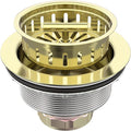 BOTEMY B9171 Gold Kitchen Sink Drain Kit 3 1/2 Sink Strainer by BOTEMY