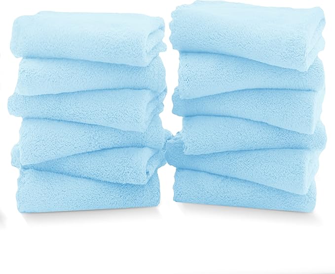 TENSTARS 12 Pack Premium Washcloths Set by TENSTARS