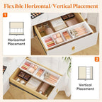 Lifewit Sliding Makeup Drawer Organizer, Fits 13-20" Deep Drawers, Extendable - Image 5