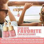HoogaLife Car Air Freshener Diffuser 2 Pack Hanging Air Freshener Diffuser - Image 3