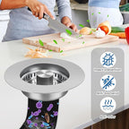 Upgraded 3 in 1 Kitchen Sink Drain Strainer & Sink Stopper, 304 Stainless Steel - Image 6