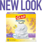 Glad ForceFlex Tall Kitchen Trash Bags, 13 Gallon, Gain Lavender - Image 2