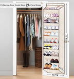 SLEEPING LAMB Shoe Rack for Door, Kids Door Shoe Organizer for Closet hanger - Image 2