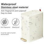 Small Bathroom Trash Can with Air Freshener Soft Close Lid, 6 Liter/ 1.6 Gallon - Image 7