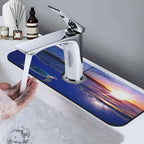 Sea turtle Kitchen sink faucet pad, strong water absorption, anti slip - Image 7