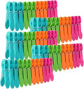 60 Pack Clothes Pins，Colored Plastic Clothespins，Strong Grip Laundry by Unknown