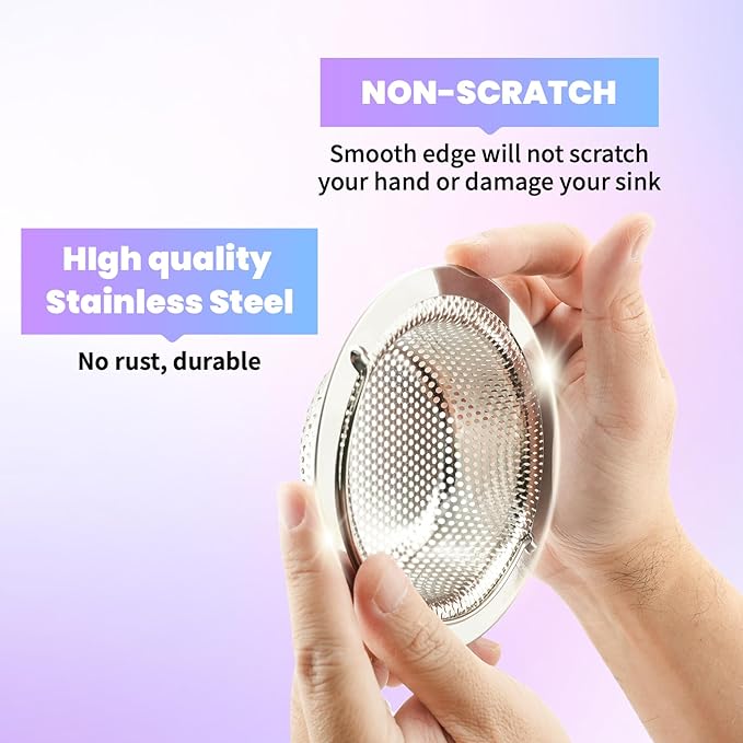 2 Pack Kitchen Sink Drain Strainer - Image 6