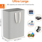 Lifewit 2 Pack Laundry Hamper Large Collapsible Laundry Baskets, Freestanding - Image 3