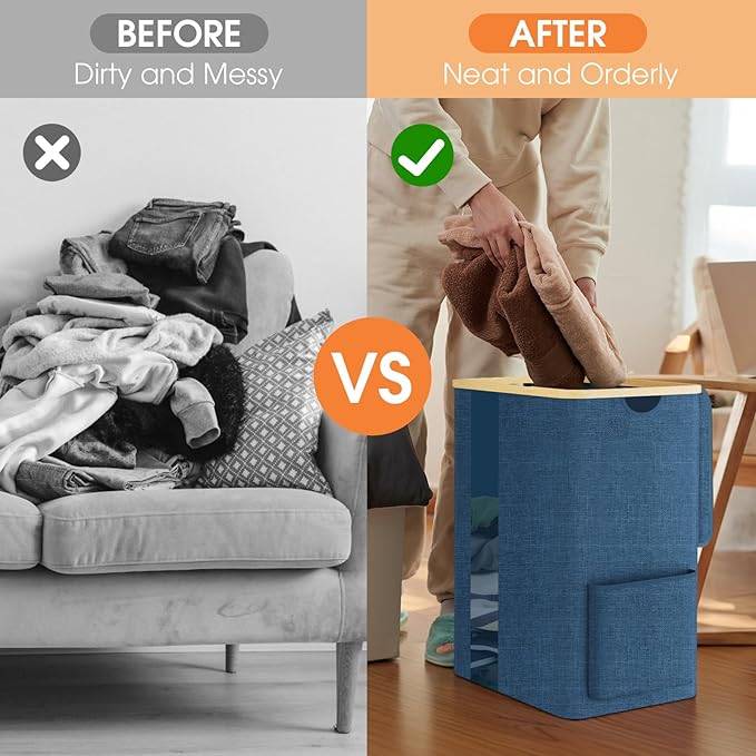 Laundry Basket Clothes Hamper - Image 3