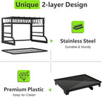 2-Tier Foldable Dish Drying Rack - Image 6
