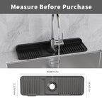 WAFT YEARN 17X5 Inch Silicone Durable Faucet Mat Kitchen Sink Splash Guard - Image 2