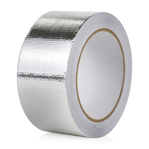 BOMEI PACK 1 Roll Aluminum Foil Heat Shield Cool Tape 2 Inch x 66 ft Heat - Image 2