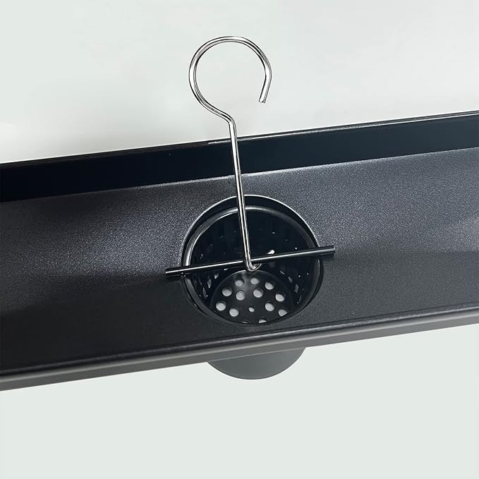 Neodrain Black Hair Catcher Shower Drain Hair and Debris Strainer only - Image 4