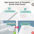 100% Pure Cotton Disposable Face Towel, 2 Pack Soft & Skin Friendly Face - Image 3