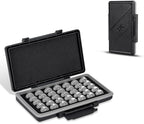 LR44 Size 675 Battery Case Holder, Water-Resistant Compact Button Coin Cell by JJC