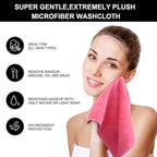 SINLAND Microfiber Facial Cloths Fast Drying Washcloth 12inch x 12inch Dark - Image 4