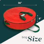 Handy Laundry Christmas Wreath Storage Bag - Image 5