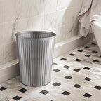 Monarch Abode Metal Bathroom Trash Can – Waste Basket - Image 6