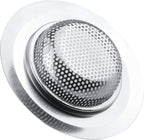 2 Pcs Kitchen Sink Strainer, Stainless Steel Drain Cover, Large Wide Rim 4.5" - Image 8