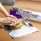 Karat 18” x 1000' Heavy Duty Aluminum Foil Roll | 1000 Feet Long | Industrial - Image 2