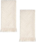 Luxury Decorative Hand Towels Bathroom: 2 Packs 14X30 100% Cotton Turkish by YoulerTex