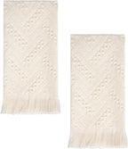 Luxury Decorative Hand Towels Bathroom: 2 Packs 14X30 100% Cotton Turkish by YoulerTex