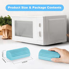 2-Pack Damp Clean Duster Sponge, Magic Sponge Eraser Baseboard Cleaner Tool - Image 6